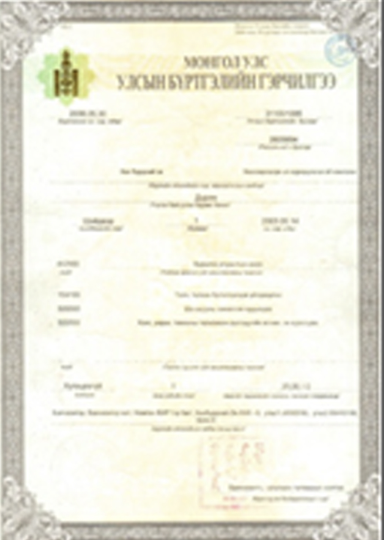 Certificate 1